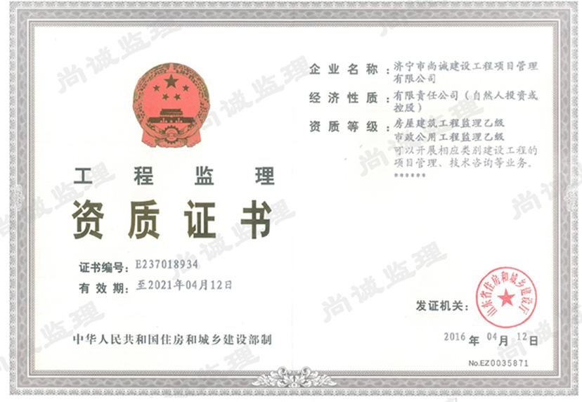 山东尚城营业执照